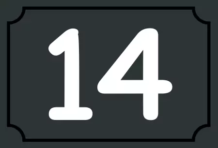 Strassen - Hausnummern 14 Bild