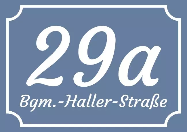 Strassen - Hausnummern 29a Bild