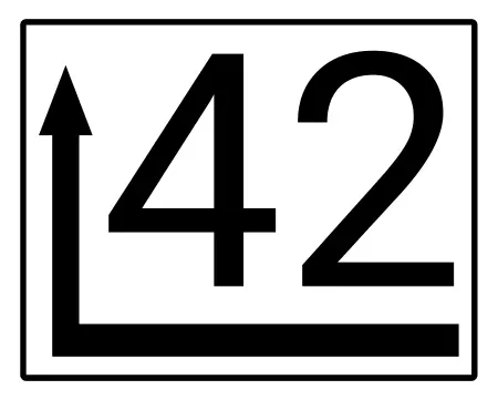 Strassen - Hausnummern 42 um die Ecke Bild