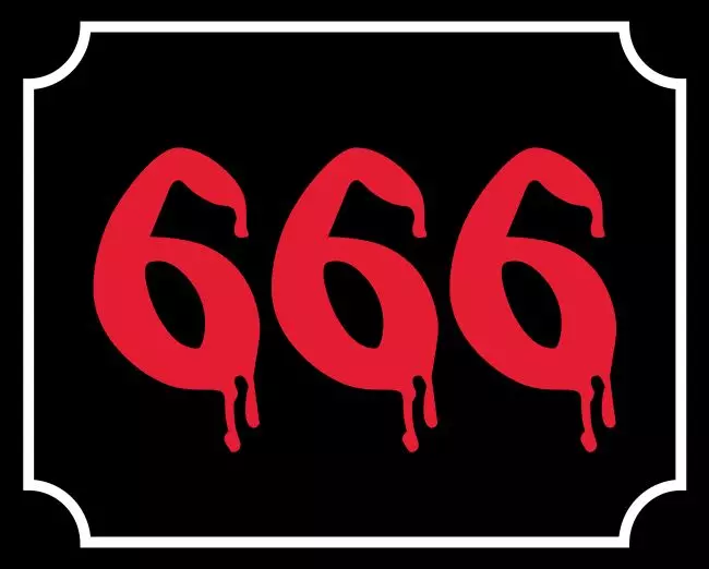 Strassen - Hausnummern 666 Bloody Bild