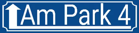  Strassen - Hausnummern Am Park 4 Bild
