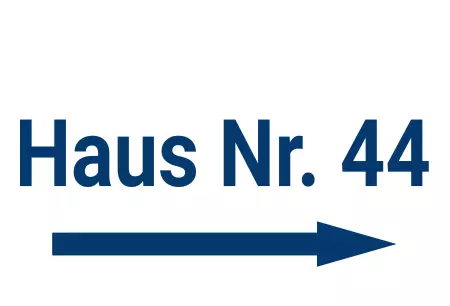 Strassen - Hausnummern Haus Nr. 44 Bild