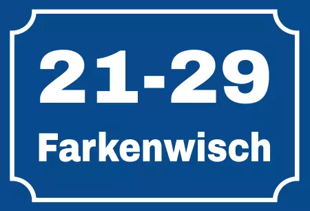 Strassen - Hausnummern Hausnummer 21-29 Bild