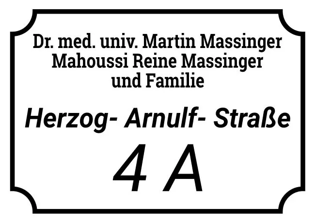 Strassen - Hausnummern Herzog Bild