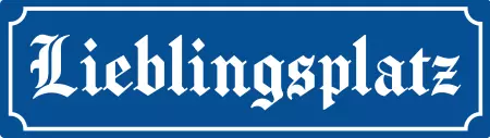 Strassen - Hausnummern Lieblingsplatz Bild