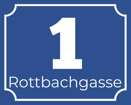 Strassen - Hausnummern Rottbachgasse1 Bild
