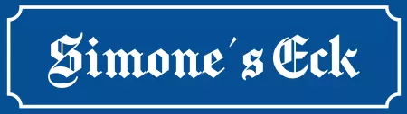 Strassen - Hausnummern Simone's Eck Bild
