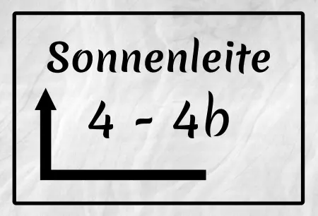 Strassen - Hausnummern Sonnenleite 4-4b Bild