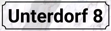 Strassen - Hausnummern Unterdorf 8 Bild